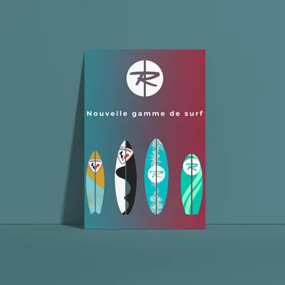 Création planches de surf Rossignol